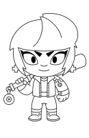 Brawl Stars kleurplaat 7